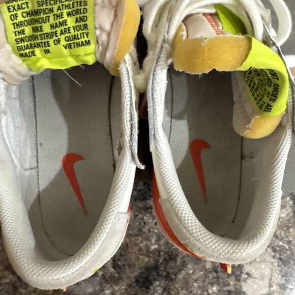 Nike Blazer Low 77 Jumbo DQ1470-103 Women Casual Shoes Sail/Rush Orange SIZE 9.5 - Picture 6 of 16